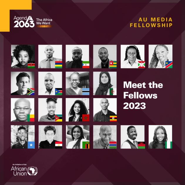 Meet the Twenty (20) AU Media Fellows of the 2nd Cohort selected to advance Africa’s Agenda 2063 Through the Power of Storytelling