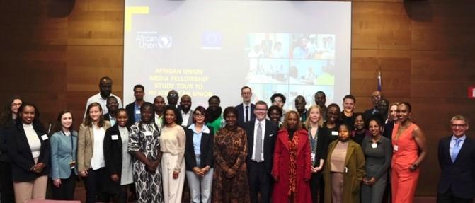 African Union Media Fellows embark on study tour to Brussels during European Elections